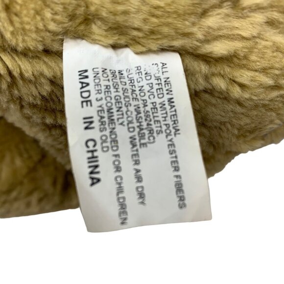 AE Dog Plush Goggles 14 inches Red Zipper Vest Cuddly Soft Toy Stuffed Animal - Picture 8 of 13